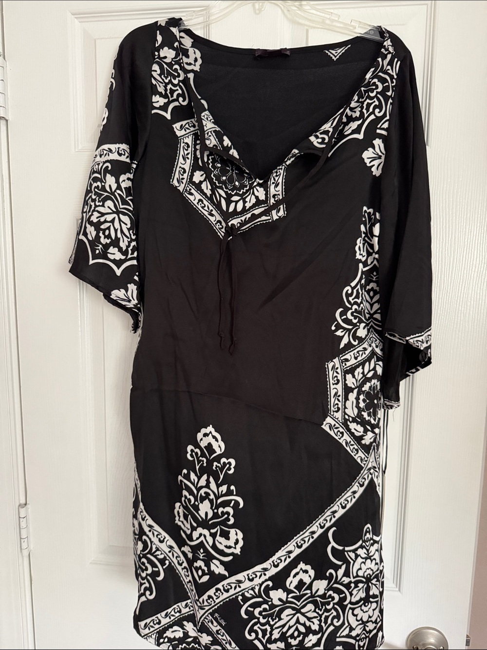 Hale Bob Black silk  Dress size S